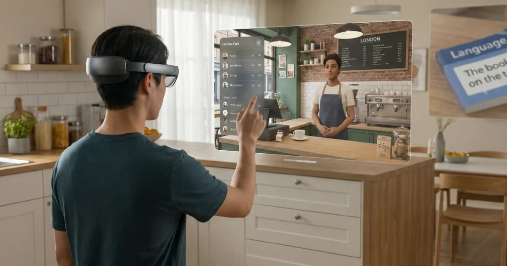 O Fim do Inglês de Laboratório A Imersão via Realidade Mista (MR)