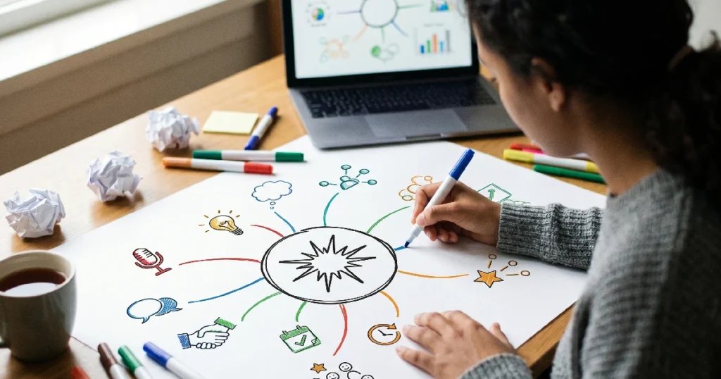 O Poder do Mapeamento Mental Como destravar a fala sem decorar regras gramaticais