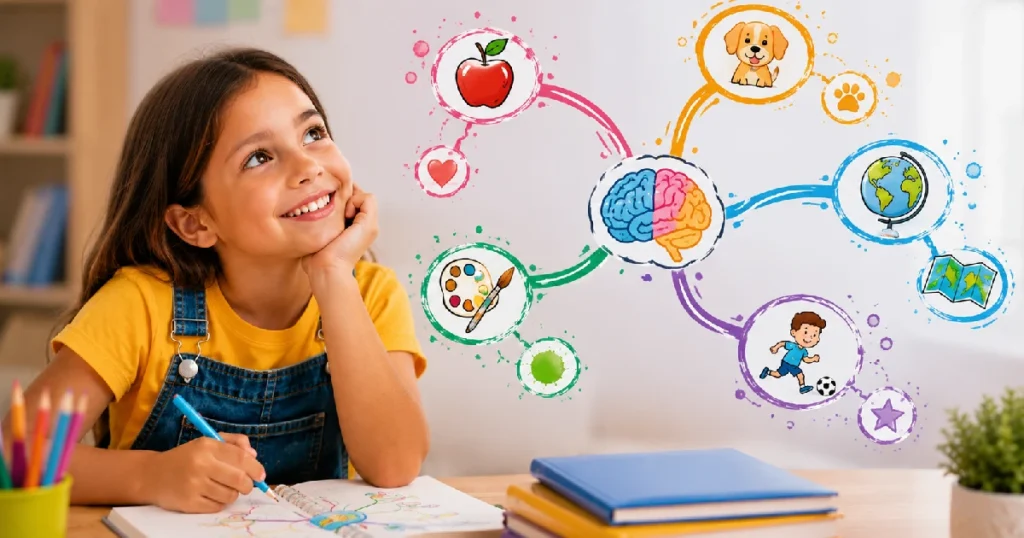 O Fim da Decoreba Como o Mapeamento Mental Acelera o Aprendizado Infantil